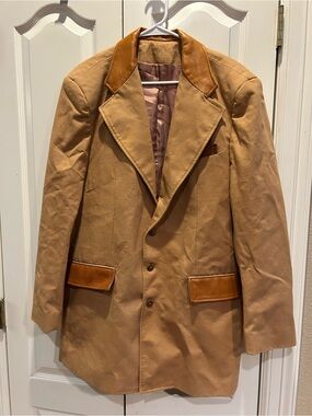 Classic old west men large rancher cowboy coat